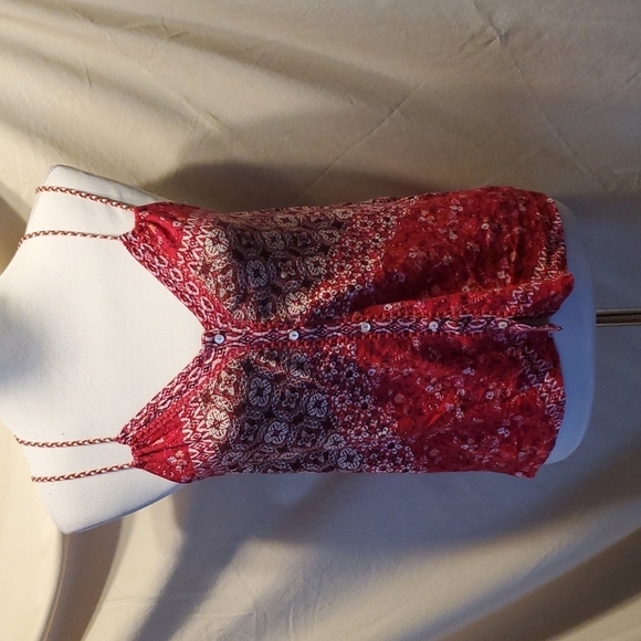 Lucky Brand Halter Top SZ XS - Picture 1 of 9